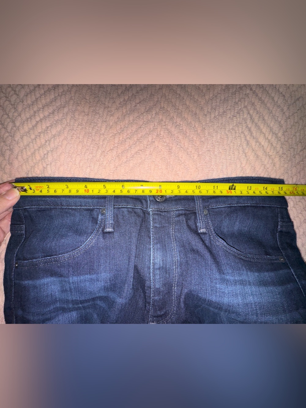 AG Adriano Goldschmied The Farrah Skinny High Rise Jeans Dark Wash Size 30R EUC - Picture 5 of 13